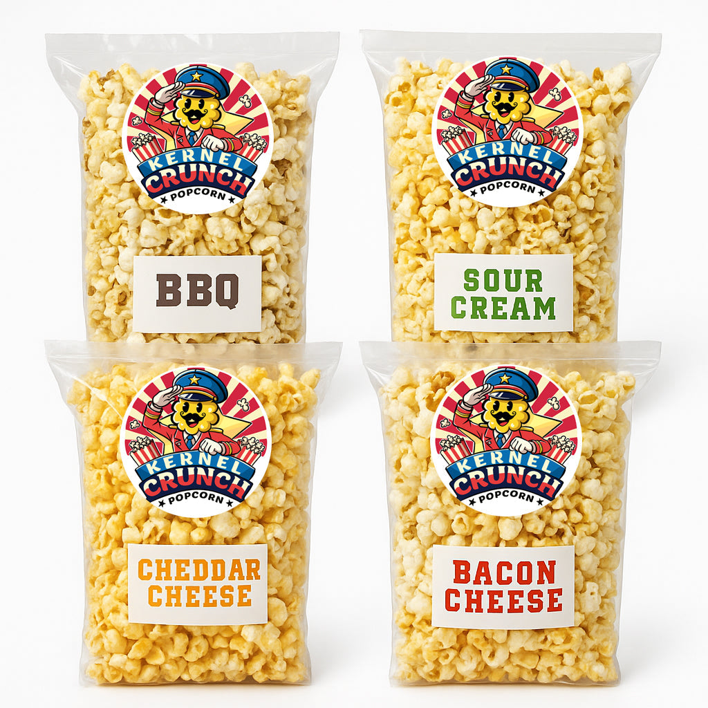 Herzhaftes Popcorn mit BBQ, Sour Cream & mehr | Kernel Crunch